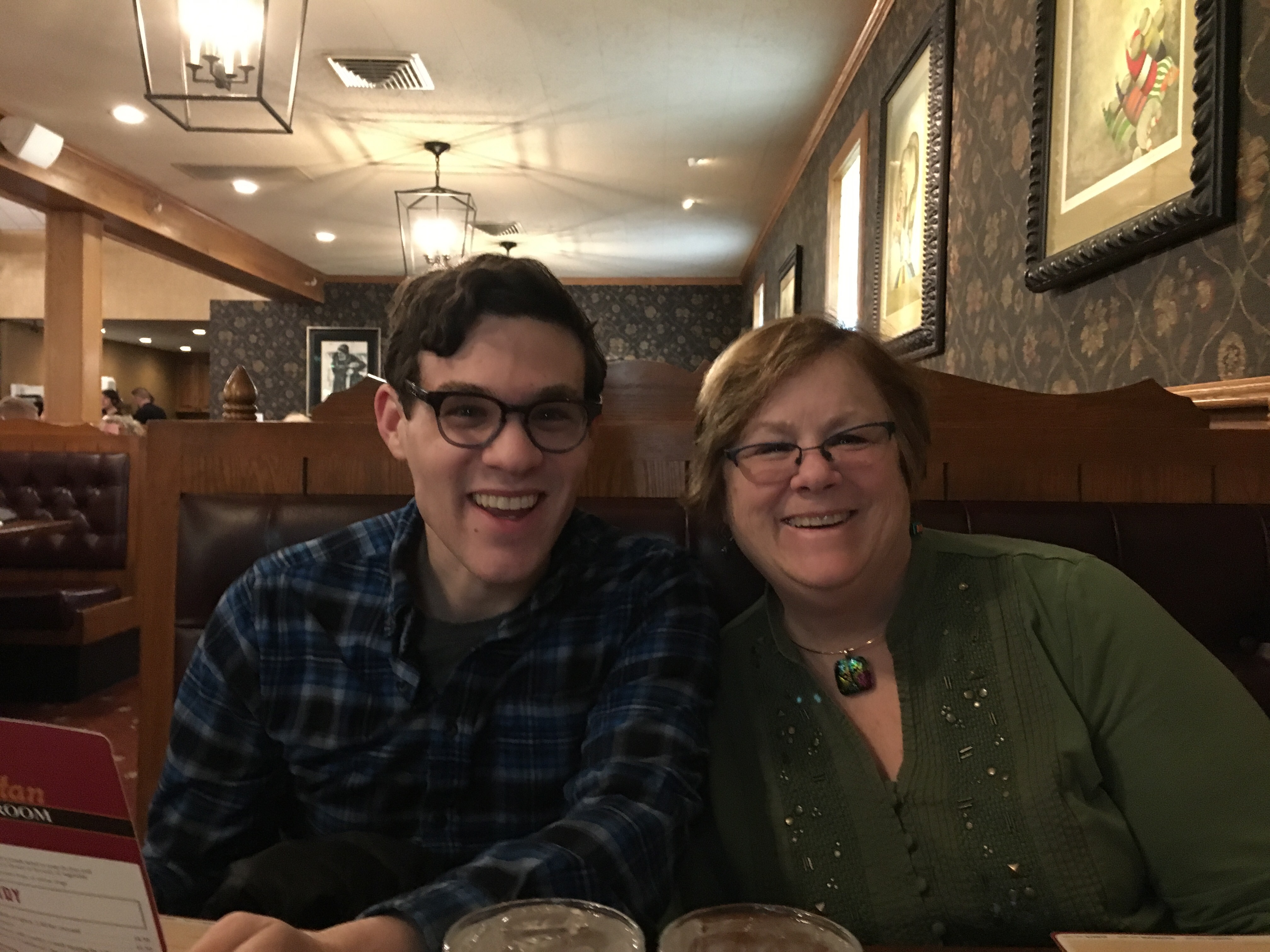 Robbie and Mom, Manchester, NH | Ross and Jamie Adventure 